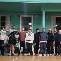 February Fill Dyke, the perfect month for a fine session of indoor cricket!
